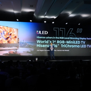 Űlȫ_116ӢRGB-Mini LEDҕɫʱFԽQD-OLED